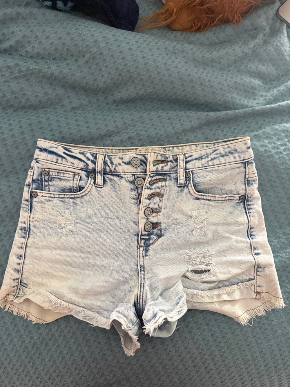 WORN ONCE! Altar’d State Women's Distressed Denim Shorts